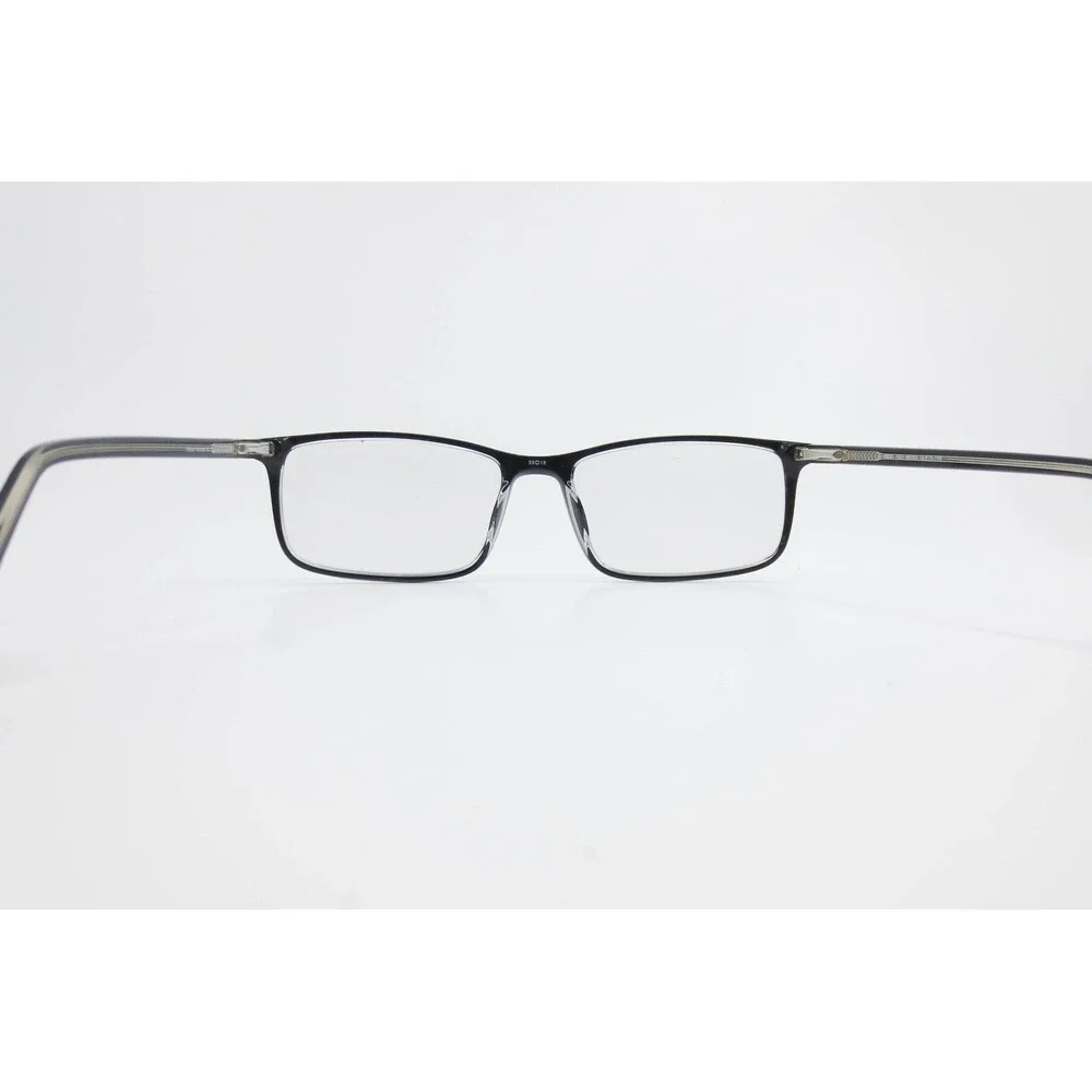 Robert Mitchel XL RMXL 7001 BK/CR Black Clear Rectangular Eyeglasses 59-18-145